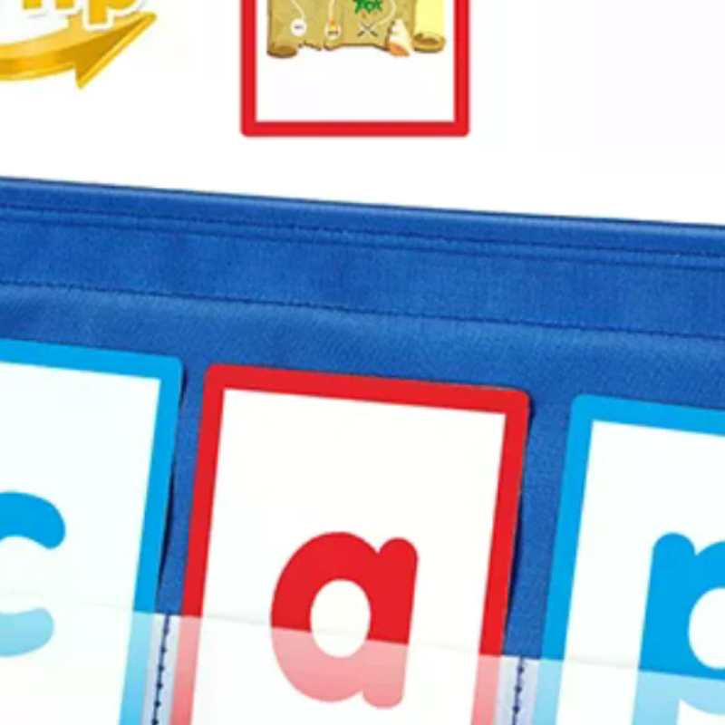 Phonics Card Game - Word Building Desktop Tent Cards Set