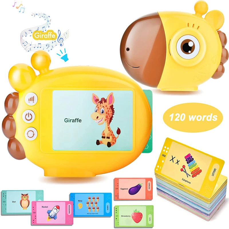Phonics Card Game - Giraffe Flash Card Reader Sight Words