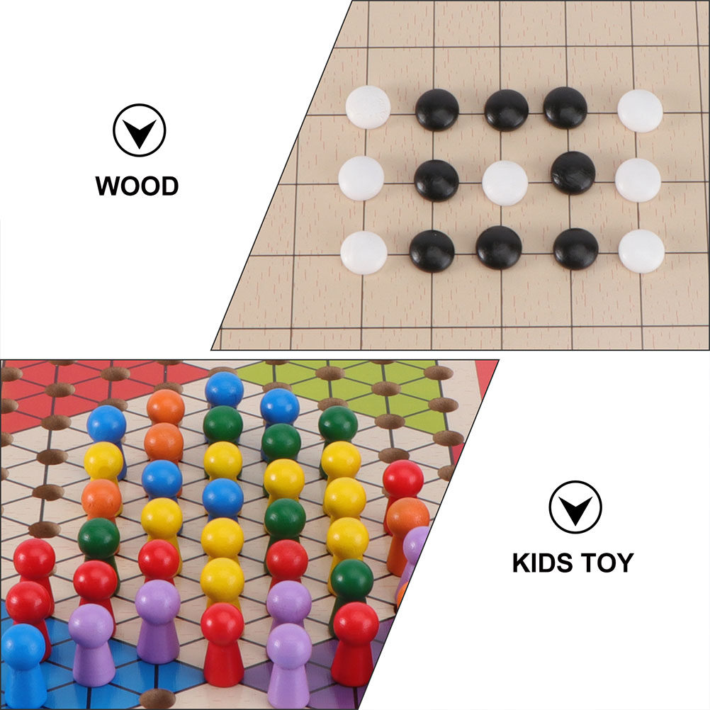 Happy Kids Education - 1Set Gobang Checkers Dual Game Set
