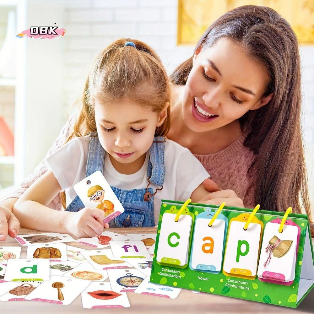 Phonics Card Game - 129 Pcs Picture Recognition Visual Word