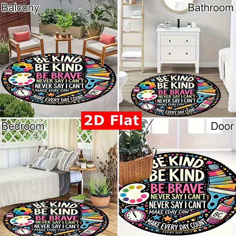 Be Kind Be Brave Motivational  - School Kids Education Quotes recensione e prezzo