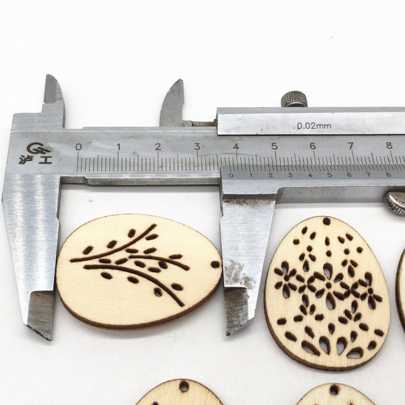 50Pcs Laser Cut Wooden Eggs fo - Happy Kids Education recensione e prezzo