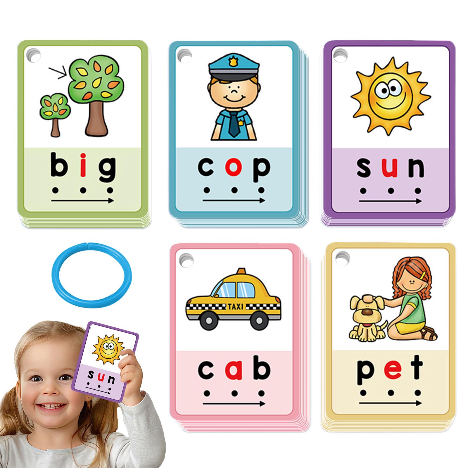 Phonics Flash Cards 70 Pieces  - Phonics Card Game recensione e prezzo