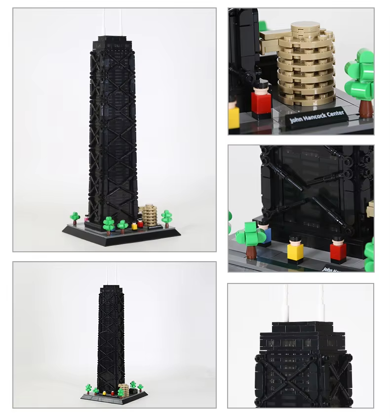 1284pcs John Hancock Center Bu - Kids Education Center recensione e prezzo
