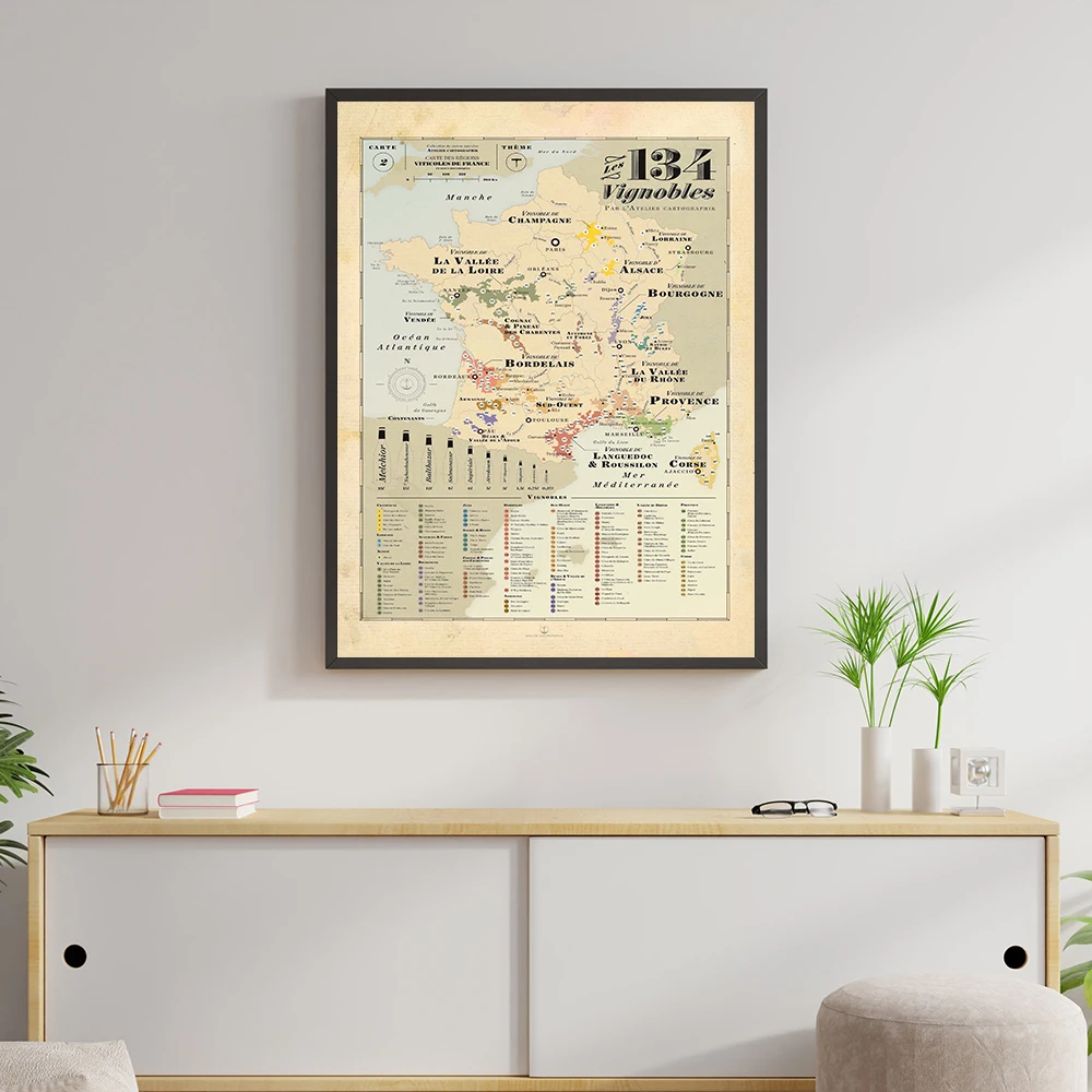 Retro Map Europe City Vines Ma - School Kids Education Quotes recensione e prezzo