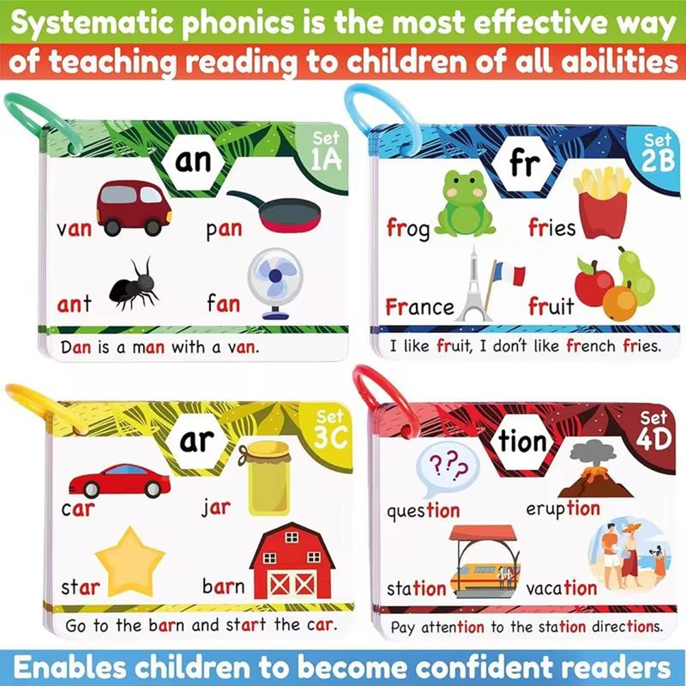 ROSQ Phonics Sight Words Flash - Phonics Card Game recensione e prezzo