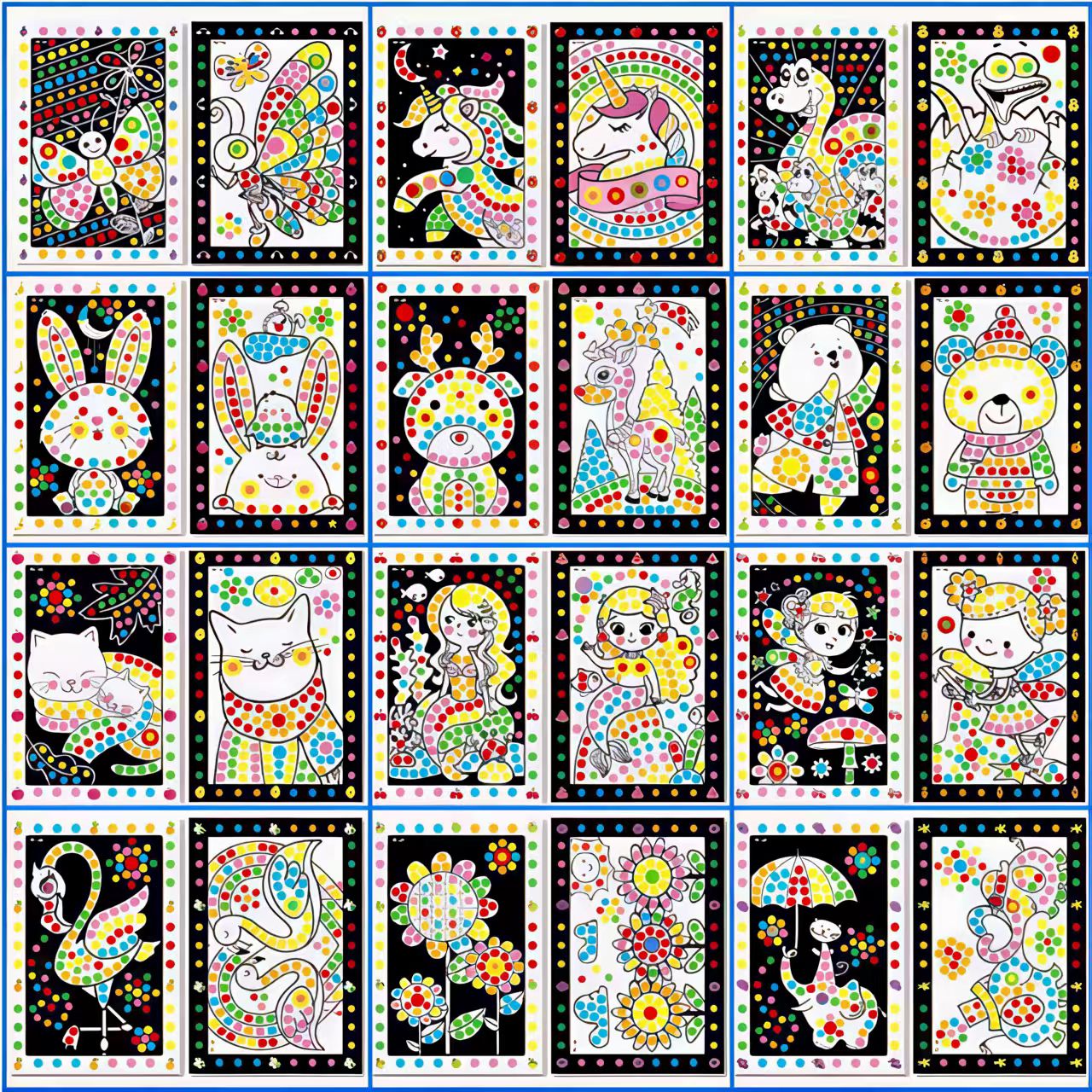 6/10 Sheets/Lot Cute Cartoon A - Happy Kids Education recensione e prezzo