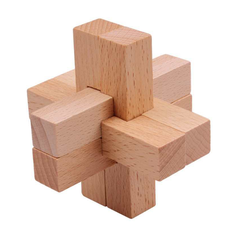 Wooden Luban Puzzle for Adults - Kids Education Fun recensione e prezzo