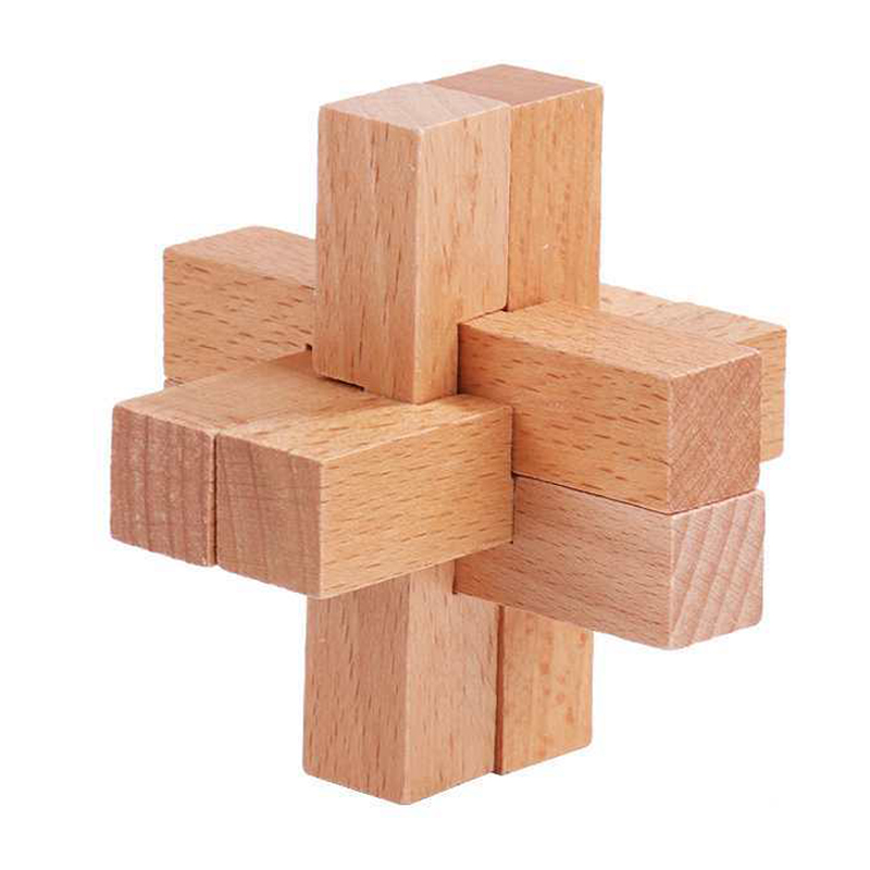Wooden Luban Puzzle for Adults - Kids Education Fun recensione e prezzo