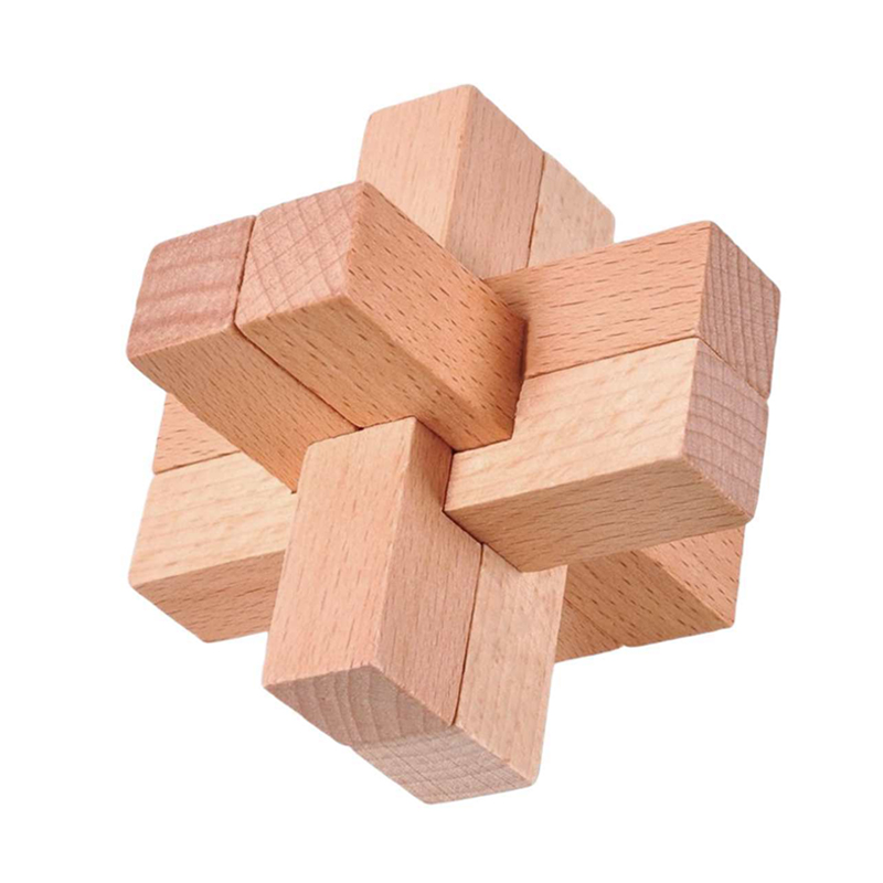 Wooden Luban Puzzle for Adults - Kids Education Fun recensione e prezzo