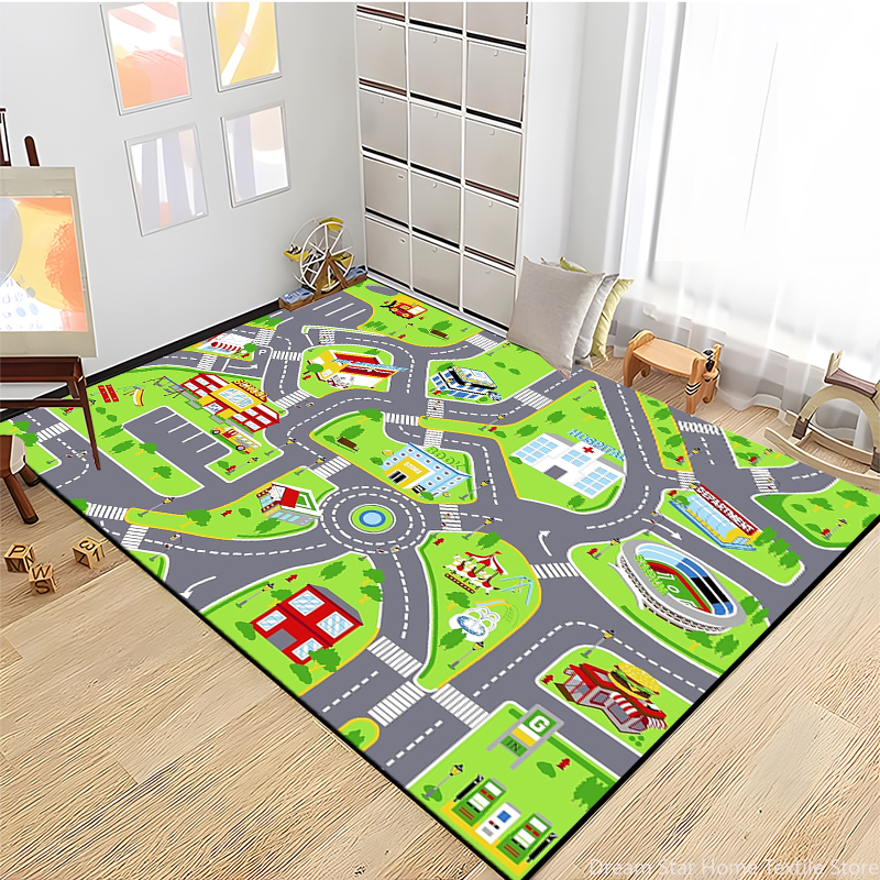 Kids Road Traffic Carpet Carto - Kids Education Rug recensione e prezzo