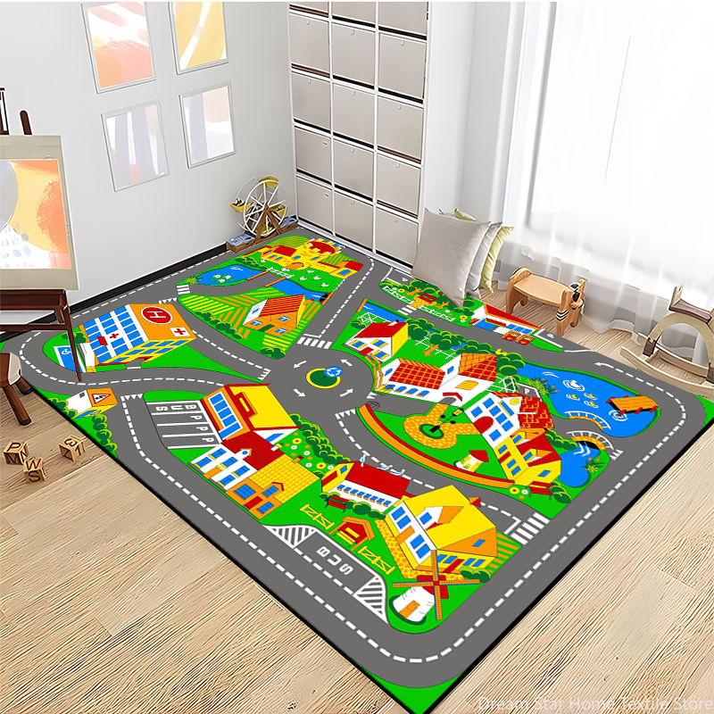 Kids Road Traffic Carpet Carto - Kids Education Rug recensione e prezzo