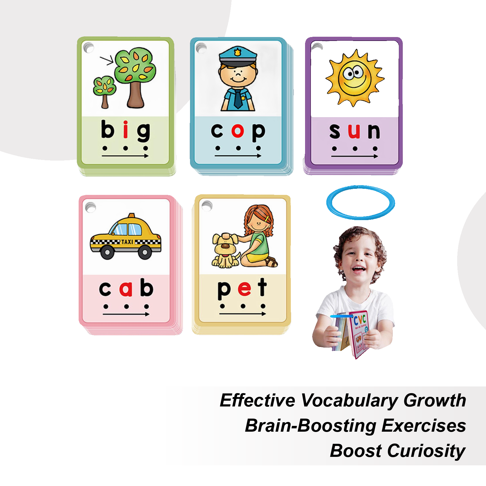 Kindergarten Flash Cards 70 Pi - Phonics Card Game recensione e prezzo