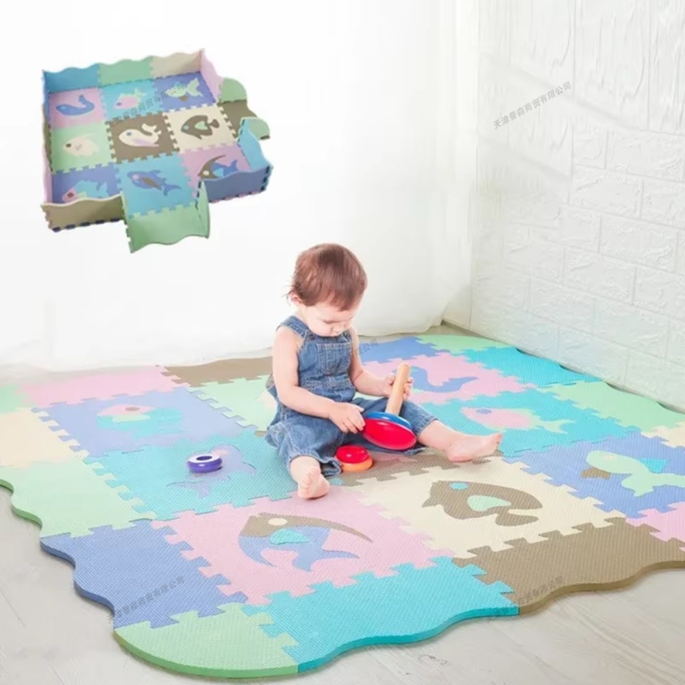 EVA Foam Baby Play Mat Soft Ba - Kids Education Rug recensione e prezzo