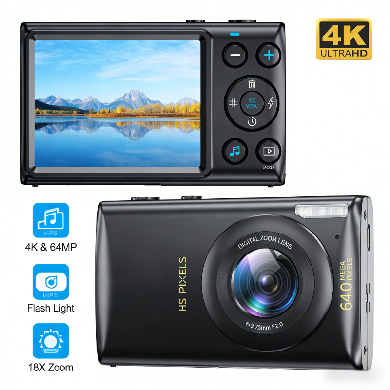 4K Ultra HD 64MP Digital Camer - Top Kids Education Youtube recensione e prezzo