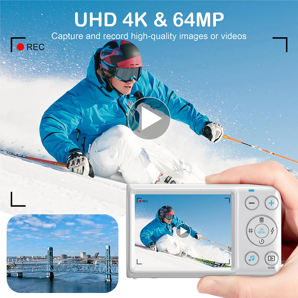 4K Ultra HD 64MP Digital Camer - Top Kids Education Youtube recensione e prezzo