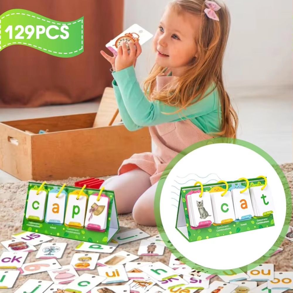 129 Pcs Picture Recognition Vi - Phonics Card Game recensione e prezzo