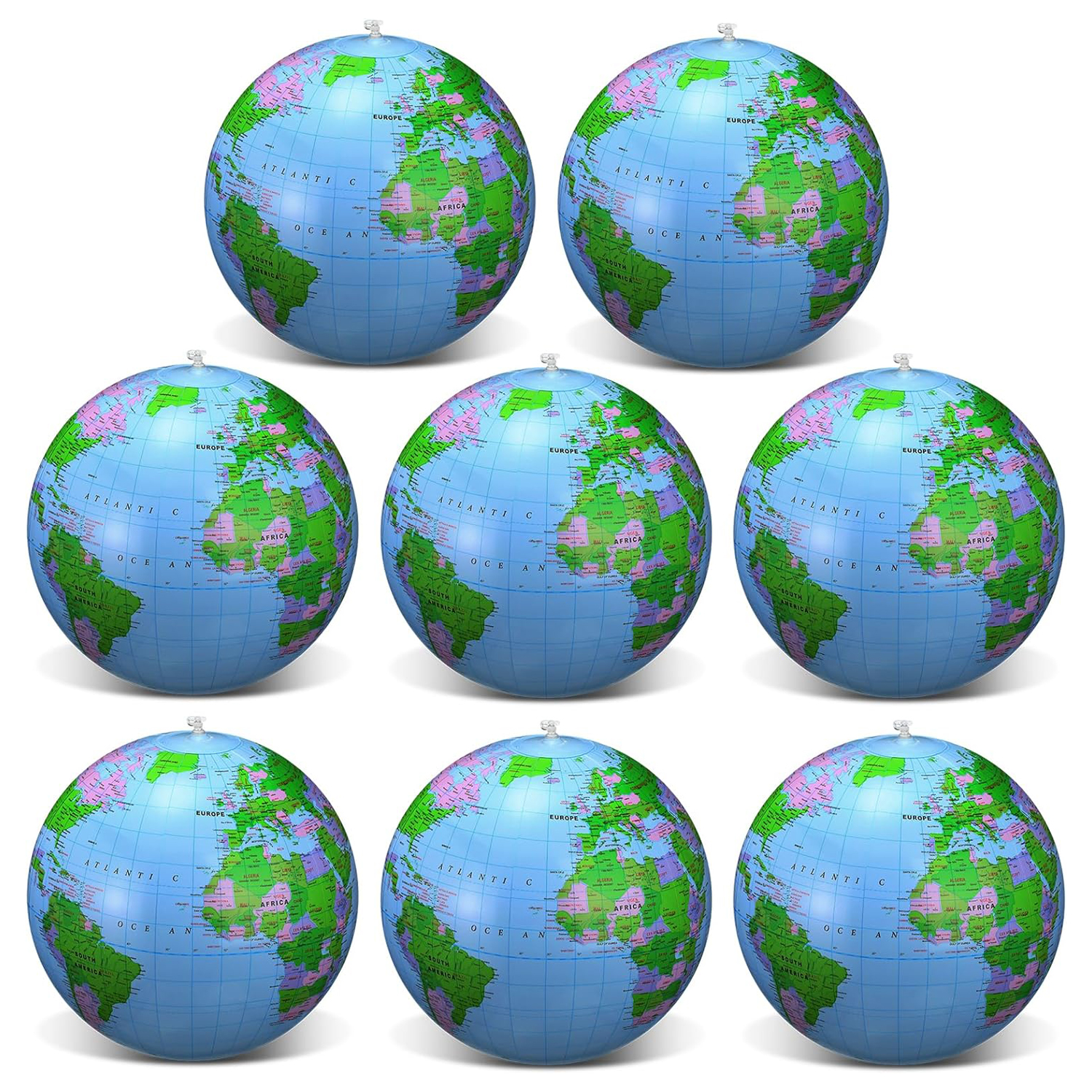 1/2/4 PCS Inflatable Globe Blo - Educational Globe For Kids recensione e prezzo