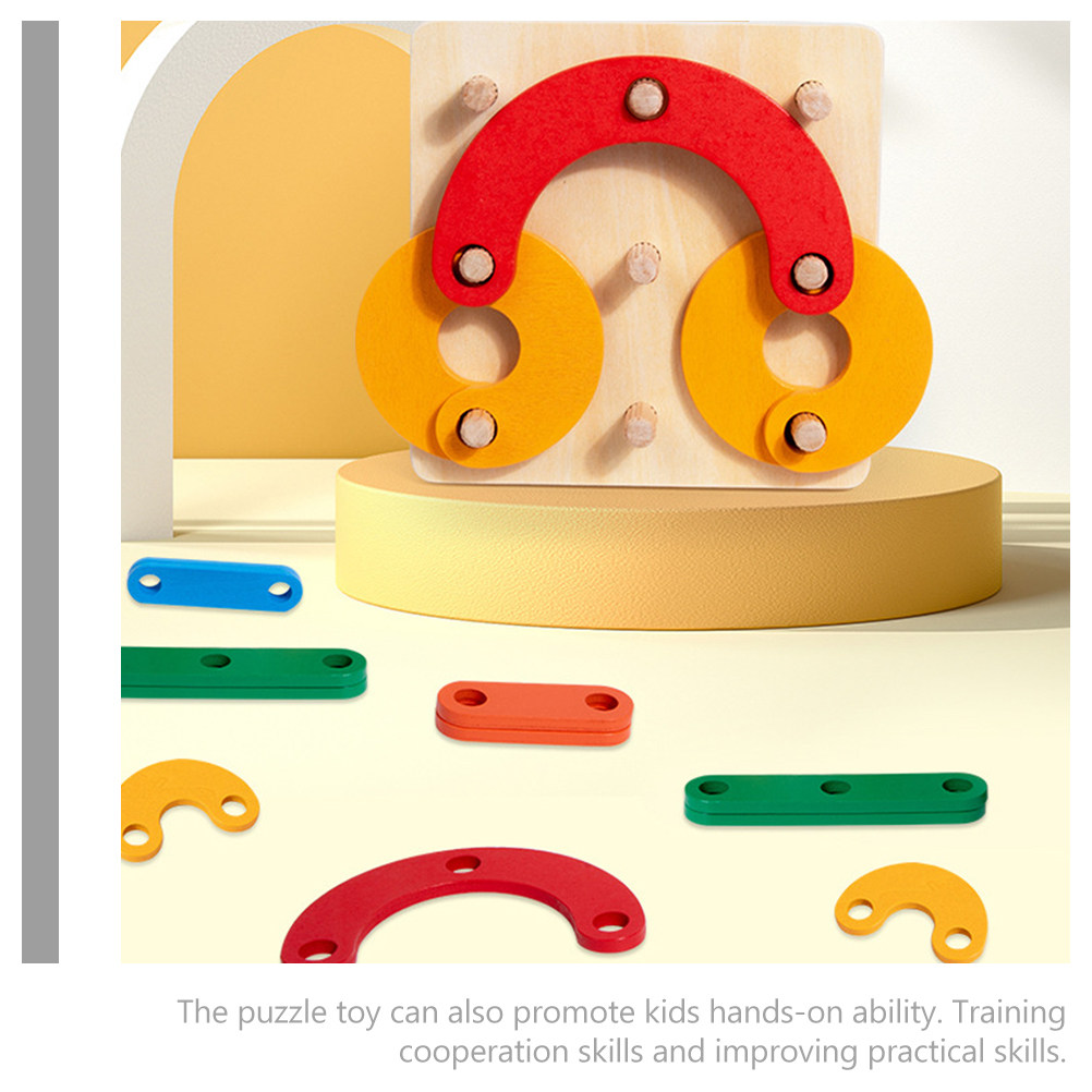 1Set Wooden Cognitive Puzzle C - Kids Education Fun recensione e prezzo