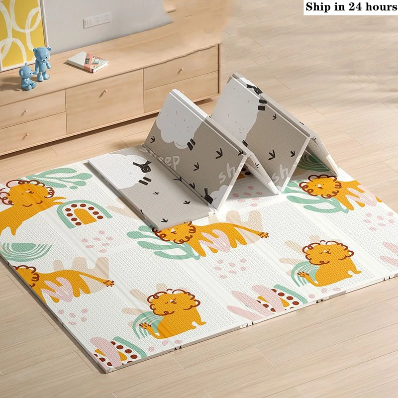 Baby Play Mats Foldable Xpe Pu - Kids Education Rug recensione e prezzo