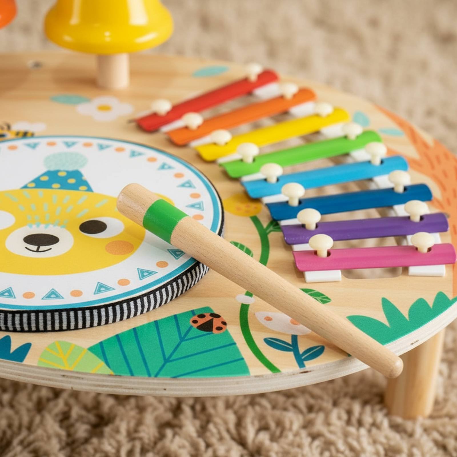 Wooden Music Activity Table Ed - Kids Education Center recensione e prezzo