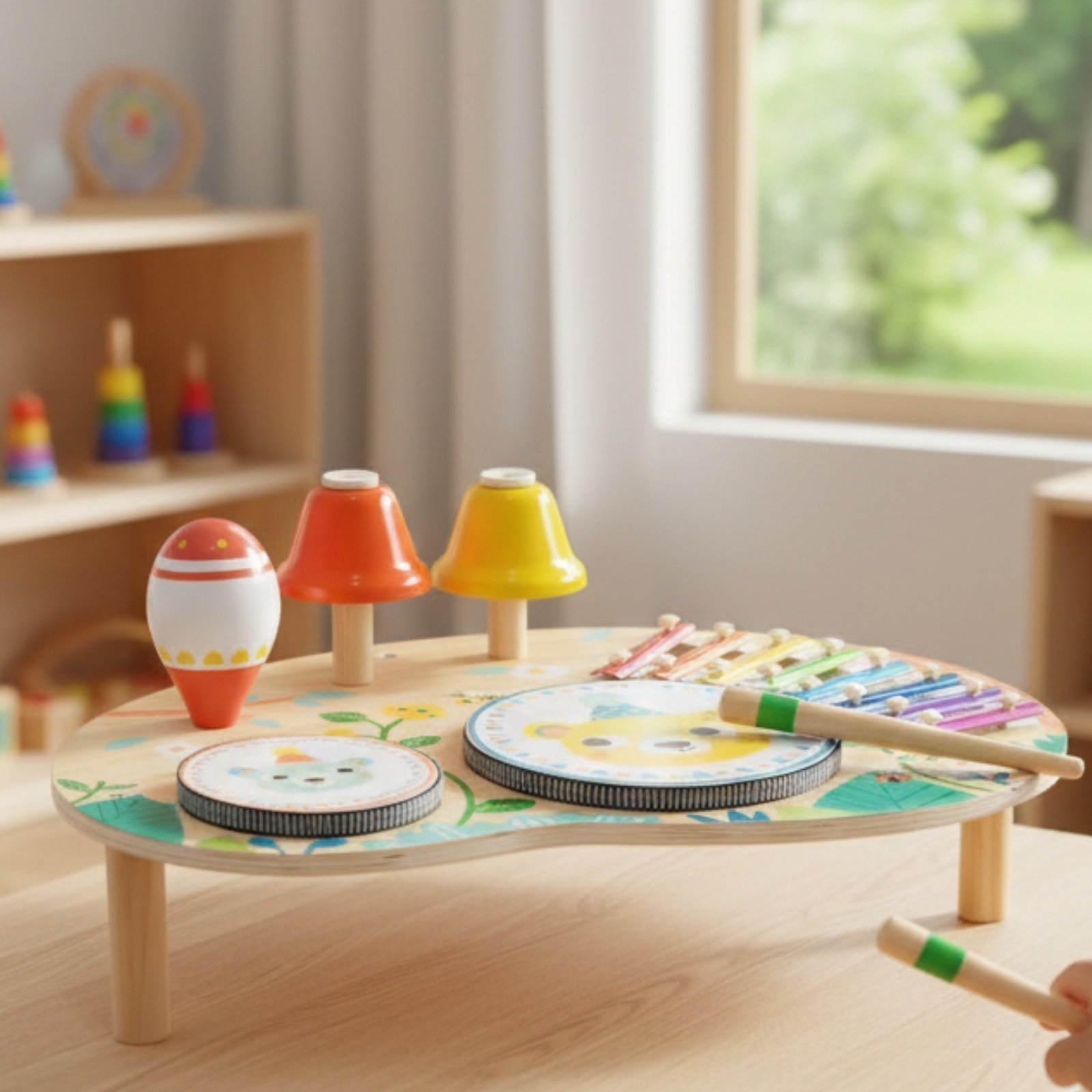 Wooden Music Activity Table Ed - Kids Education Center recensione e prezzo