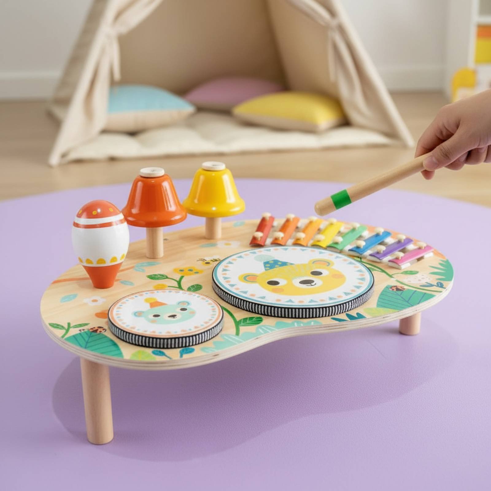 Wooden Music Activity Table Ed - Kids Education Center recensione e prezzo