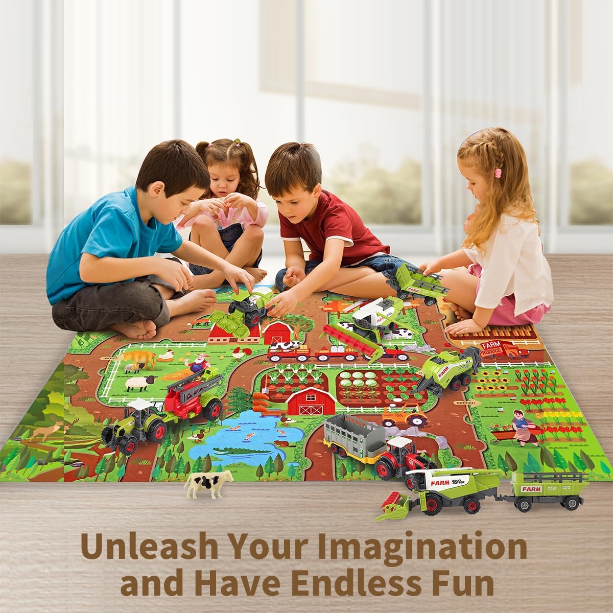 Kids Dream Mat Happy Farm Acti - Kids Education Rug recensione e prezzo