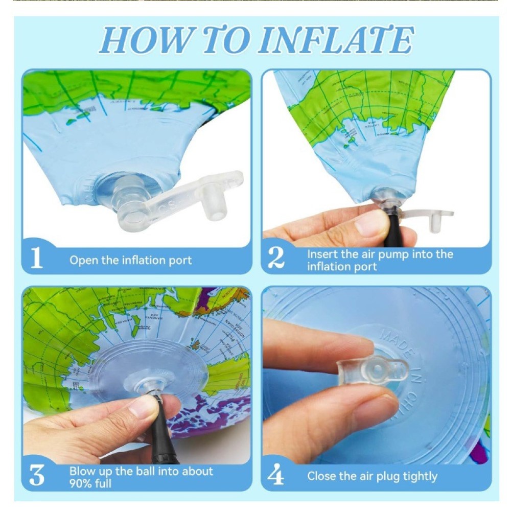 30cm Inflate Globe Beach Ball  - Educational Globe For Kids recensione e prezzo