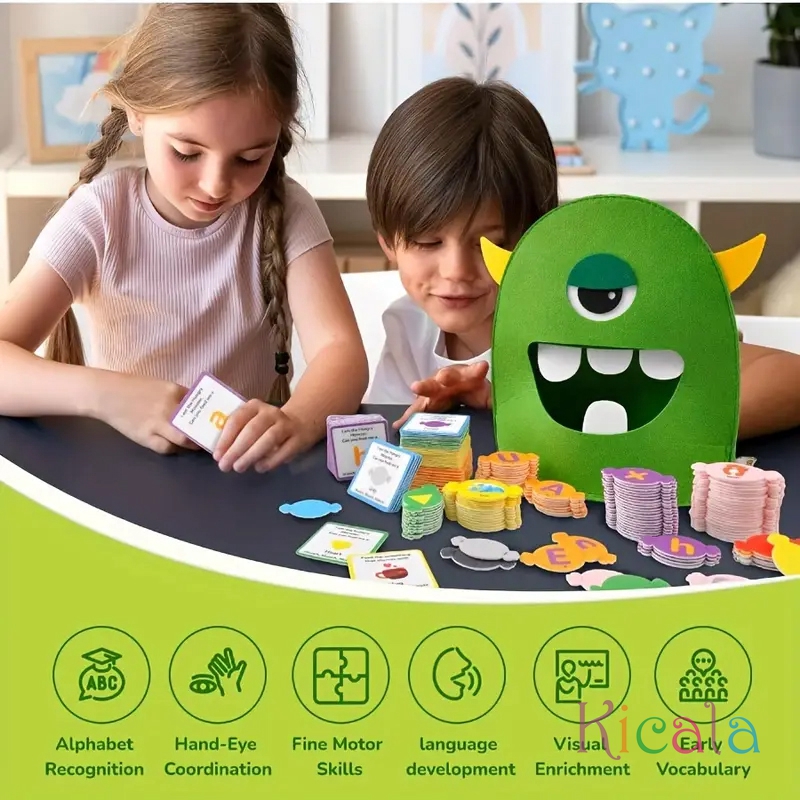 Alphabet Monster Matching Game - Phonics Card Game recensione e prezzo
