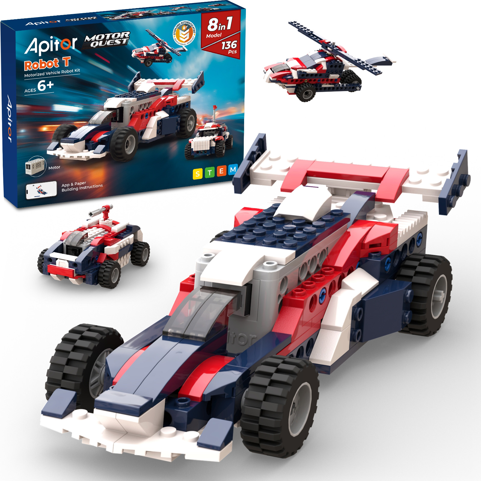 Apitor 8-in-1 STEM Building Bl - Kids Education Fun recensione e prezzo