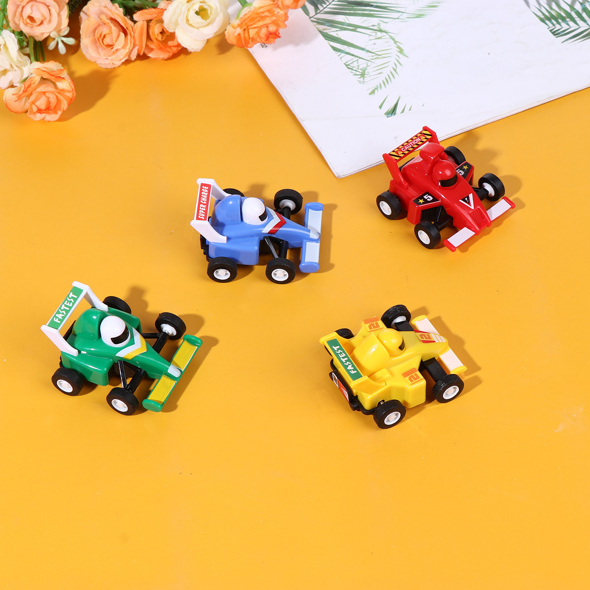 4Pcs Mini Pull Back Racing Car - Kids Education Fun recensione e prezzo